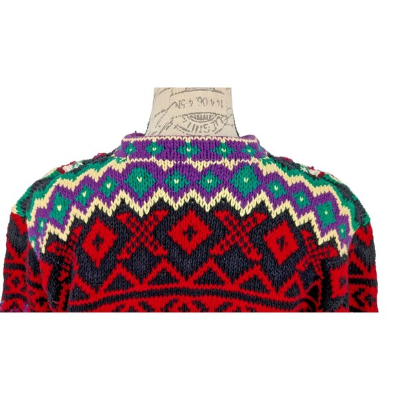 WOODSTOCK by Bernard Womens Sweater SIZE 38(XL) 55% Linen 45% Cotton 50" Bust - Picture 12 of 13